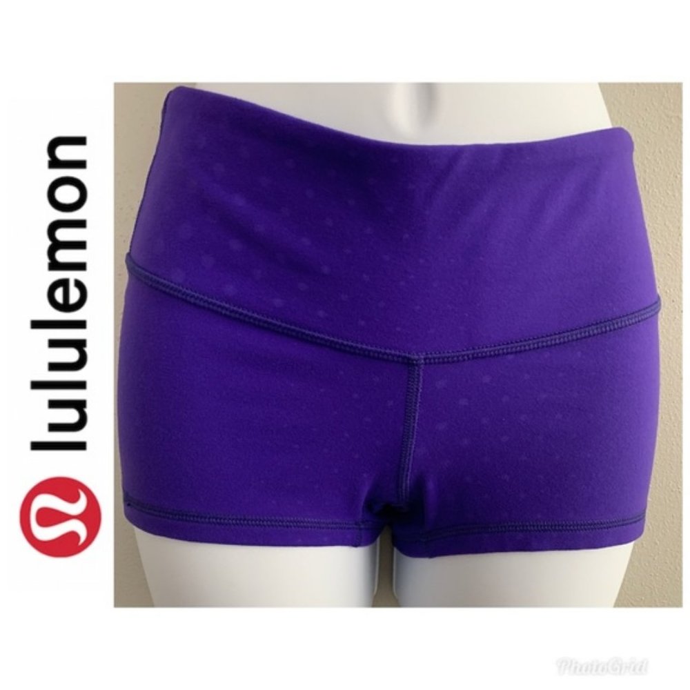 Purple Lululemon Running Shorts